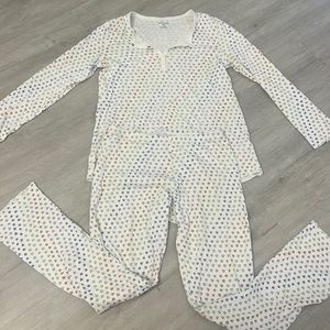 Roller rabbit disco heart pjs